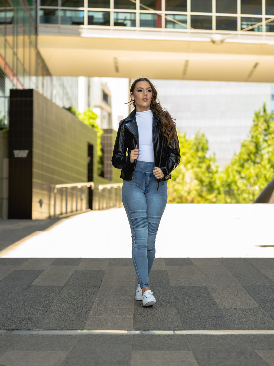 BELLONA BLACK LEATHER JACKET