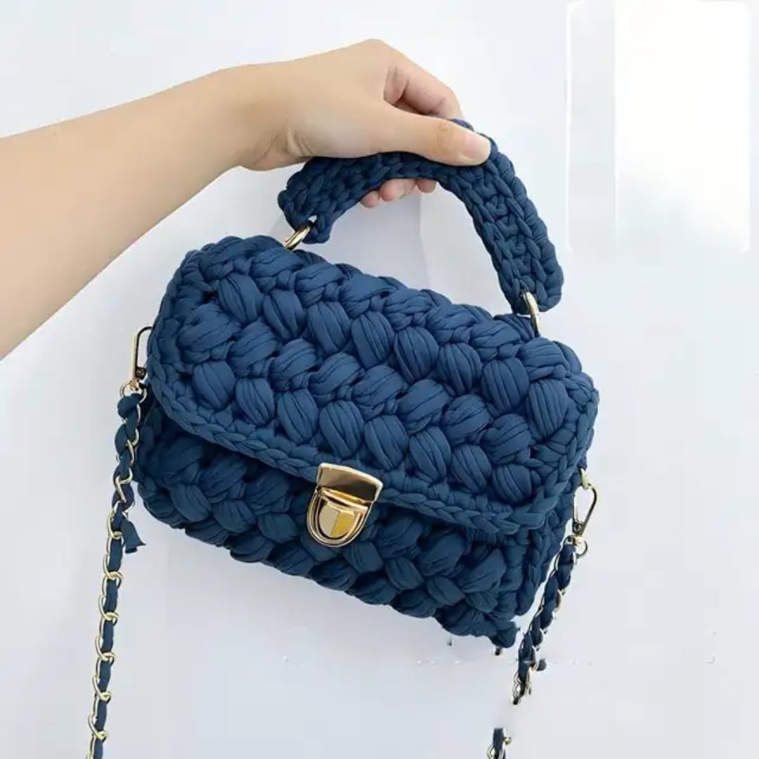 Handmade Crochet Knitted Bag